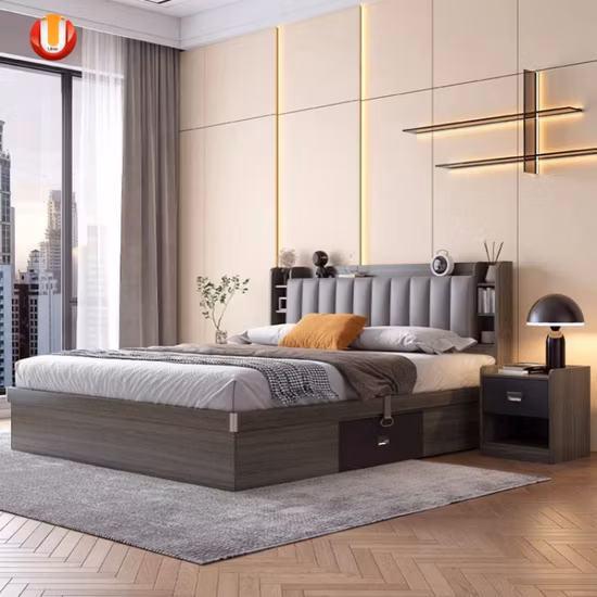 Venta al por mayor, literas gigantes de madera para niños, camas, muebles cápsula, juegos de sofá, cama doble de dormitorio con almacenamiento